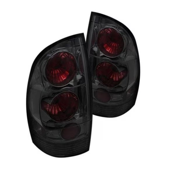 Spyder 5033741 2005-2015 Toyota Tacoma Chrome; Red & Smoke Euro Tail Lights, Spyder, Mfr#: 5033741